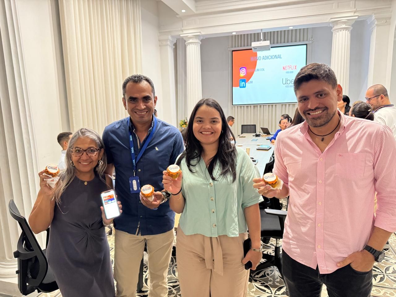 Clientes Glim en evento